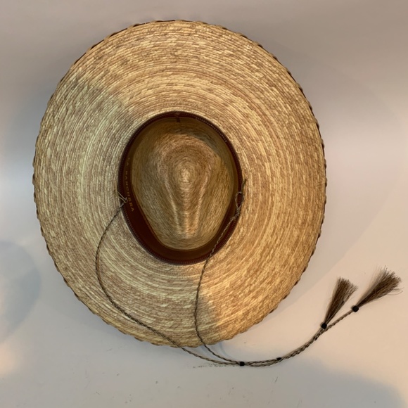 Atwood Cowboy Western Hat La Ranchera Hat Size 7 Horse Hair Tassel Chin Strap